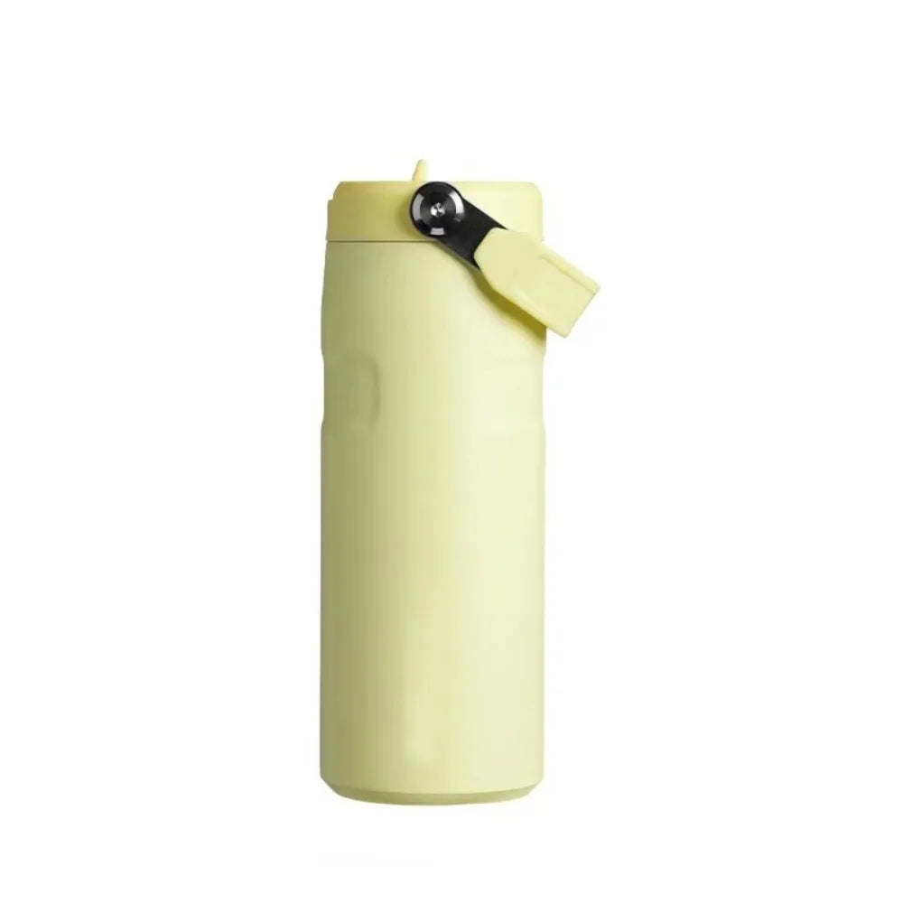 Drinkware Stainless Steel Insulated Sports Bottle Double-Layer Leak Proof Thermal Cup 16oz Travel Cup Gym