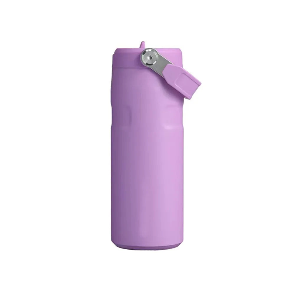 Drinkware Stainless Steel Insulated Sports Bottle Double-Layer Leak Proof Thermal Cup 16oz Travel Cup Gym