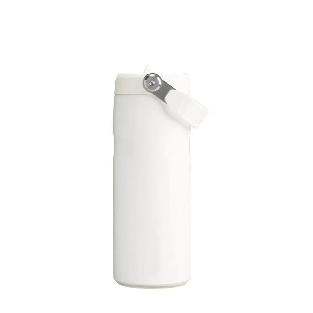 Drinkware Stainless Steel Insulated Sports Bottle Double-Layer Leak Proof Thermal Cup 16oz Travel Cup Gym