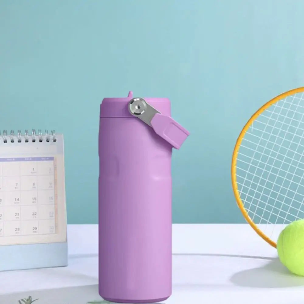 Drinkware Stainless Steel Insulated Sports Bottle Double-Layer Leak Proof Thermal Cup 16oz Travel Cup Gym