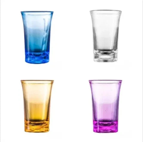 Plastic Spirits Bullet Cups 1 4Pcs Shot Glasses for Party Wedding Bar Cocktail Vodka Durable Drinkware Bulk Set Eco Friendly